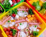 簡単☆フレーフレー☆応援そぼろご飯くん作り方8写真