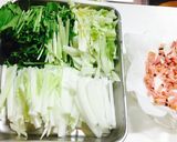 お鍋の具材から〜白菜と水菜の和風ナムル♪作り方1写真