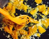 クリームチーズ入りかぼちゃのフラン作り方3写真