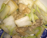 簡単！我が家の人気☆白菜と豚肉炒め作り方7写真
