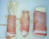 こうや豆腐とえのき肉巻きじゃがいもの煮物作り方4写真