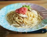 たらこのチーズクリームパスタ作り方4写真