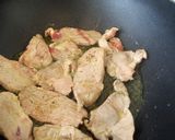豚肉とりんご炒め作り方3写真