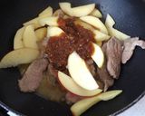 豚肉とりんご炒め作り方5写真