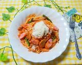 まろ辛♪焼きキムチーズナポリタン作り方8写真