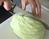 簡単お昼美味しいお好み焼キャベツの切り方作り方2写真