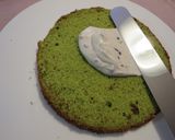 抹茶のグリーンケーキ作り方17写真
