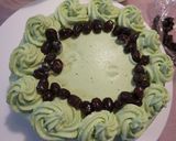 抹茶のグリーンケーキ作り方28写真