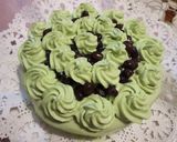 抹茶のグリーンケーキ作り方30写真