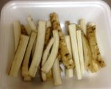 ゴボウの甘辛揚げ作り方1写真