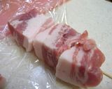 豚ばら肉の串焼き作り方1写真