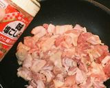 もも肉と長いも丼作り方4写真