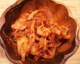 【男子飯】1分おつまみカニカマキムチマヨ作り方1写真