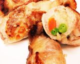 ☆肉巻き野菜☆塩麹ロース柔らか作り方7写真