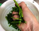 レンジで簡単！春菊のおひたし作り方7写真