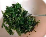 レンジで簡単！春菊のおひたし作り方8写真