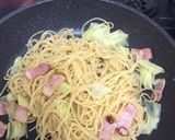 キャベツとベーコンのペペロンチーノ作り方5写真