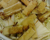 白菜と油揚げの煮物作り方2写真
