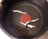 牛コマと玉ねぎの味噌炒め & 味噌汁作り方1写真
