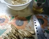ごぼうチップス！ビールによく合う。作り方1写真
