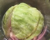 キャベツ半玉 まるごと煮作り方3写真