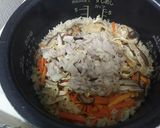 簡単炊き込みご飯～五目豚ご飯作り方5写真
