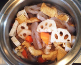 れんこんを炊きました、煮しめです。作り方4写真
