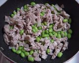 豚肉と枝豆作り方6写真