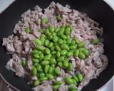 豚肉と枝豆作り方5写真