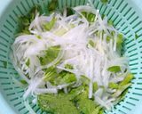 たまねぎ＆大根＆かにかまサラダ作り方1写真