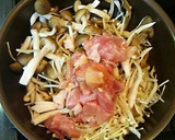 炊飯器で鳥ももときのこの炊き込みご飯作り方8写真
