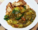 メカジキの野菜カレーあんかけ作り方10写真