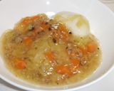 離乳食：にんじんと小松菜のあんかけご飯作り方8写真
