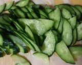 きゅうりとザーサイのごま油和え作り方1写真