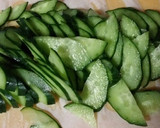 きゅうりとザーサイのごま油和え作り方1写真