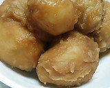 蒲焼きのタレで♪とろける里芋の煮転がし作り方7写真