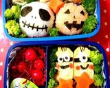 ハロウィン♡キャラ弁作り方1写真