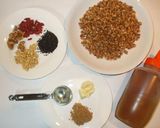 朝食に最適！漢方ドライフルーツグラノーラ作り方1写真