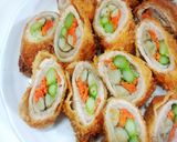 ごぼうとアスパラの豚肉巻き ゆず胡椒揚げ作り方7写真