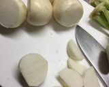カブと柿の甘酢漬け作り方1写真