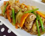 豚肉×キャベツ×にんにくの芽♡炒め作り方4写真