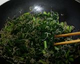 ちりめんと青菜の炒めふりかけ作り方4写真