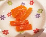 つかみ食べ用離乳食☆超簡単な人参グラッセ作り方1写真