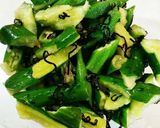 材料３つで✩オクラと胡瓜の塩昆布和え作り方4写真