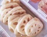 しゃきしゃきれんこんの甘辛豚巻き♡作り方1写真