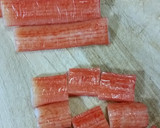 カニカマとさつまいもの炊き込みご飯作り方3写真