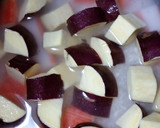 カニカマとさつまいもの炊き込みご飯作り方4写真