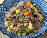 牛肉と蒸し大豆のうま煮♪作り方6写真