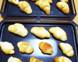 卵と牛乳♪簡単成形☆ウィンナーロールパン作り方14写真