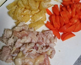 鶏皮使ってお手軽炊き込みご飯作り方2写真